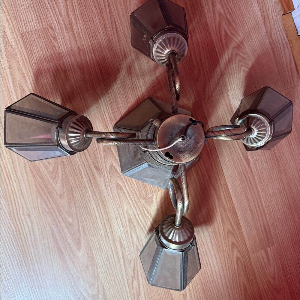 Vintage Bronze Ceiling Light Fixture